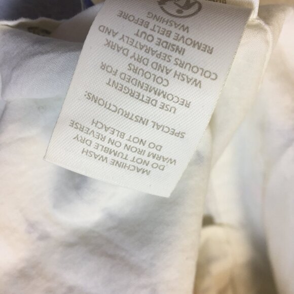 Boden Sophia Shirt Dress Sz 6P Womans Petite White Vespa Scooter Retro Inspired - Picture 7 of 15